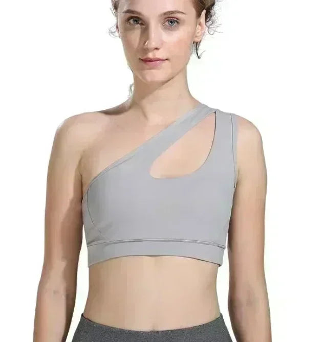 One-Shoulder Performance Sports Bra