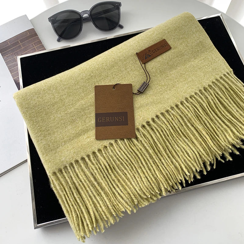 Premium Solid Winter Scarf - Soft Long Shawl Wrap