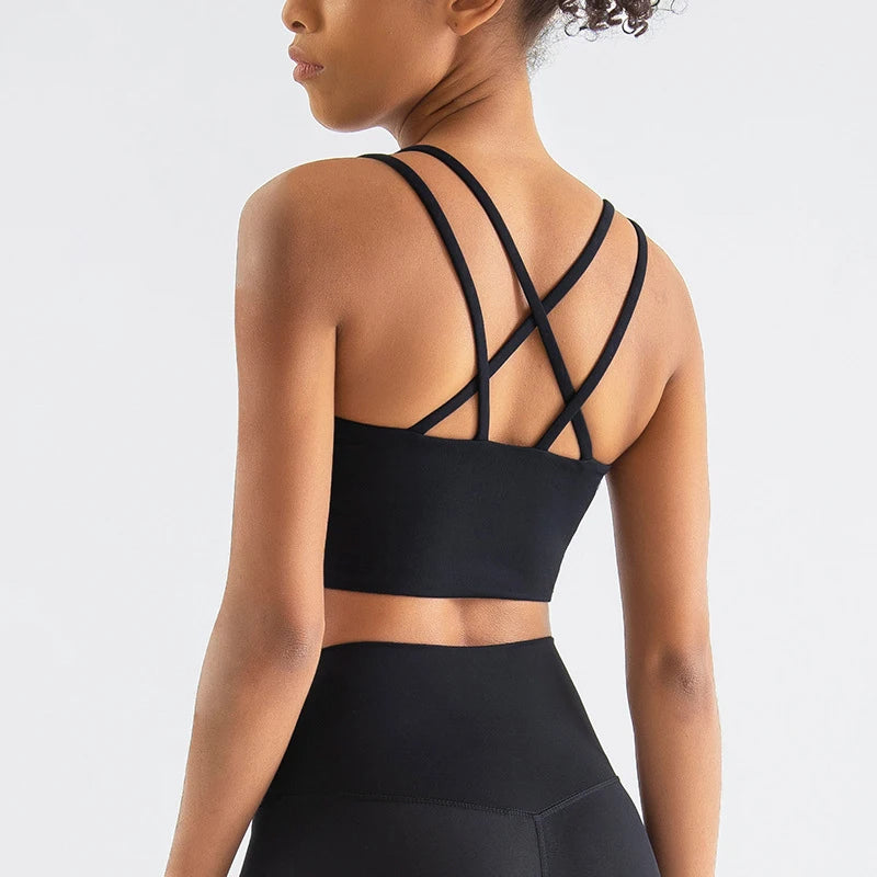 Cross-Back Performance Sports Bra