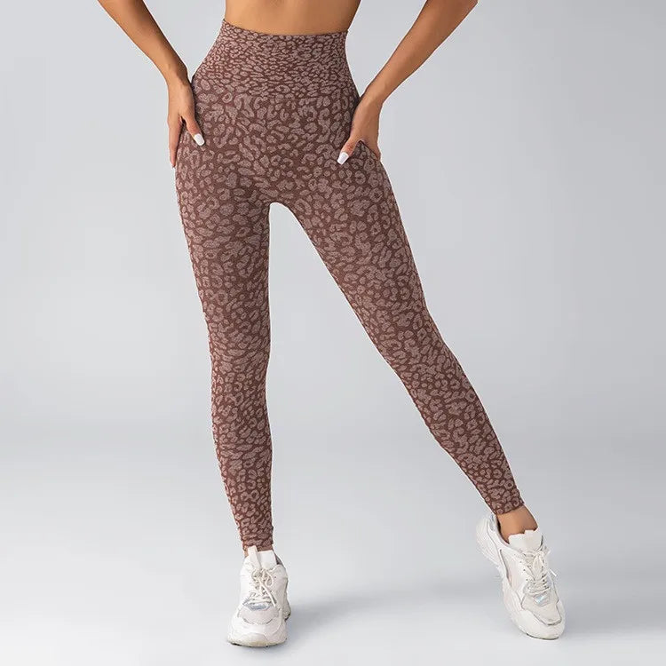 High-Waisted Seamless Yoga Leggings