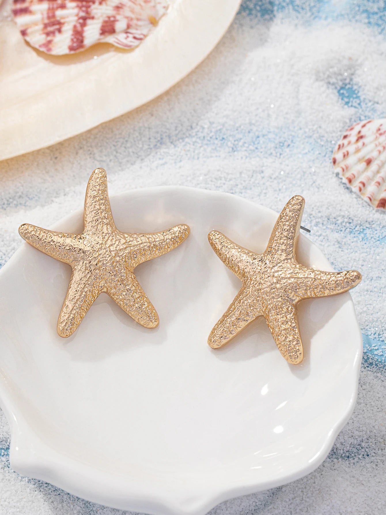 Starfish Stud Earrings - Elegant Jewelry
