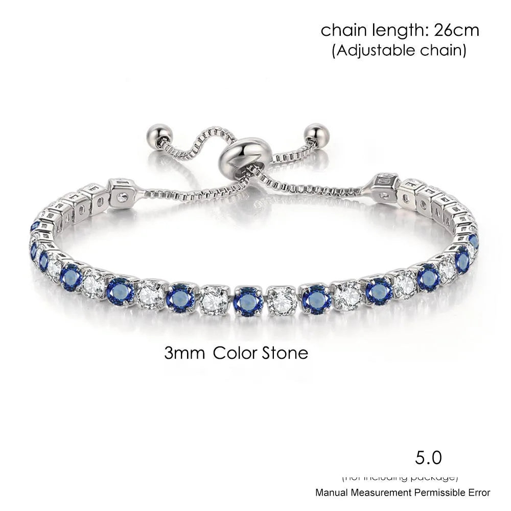 Colorful Tennis Bracelet