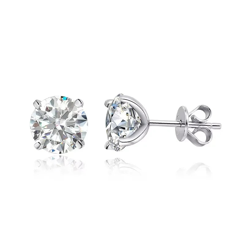 925 Silver Stud Earrings - Elegant Jewelry