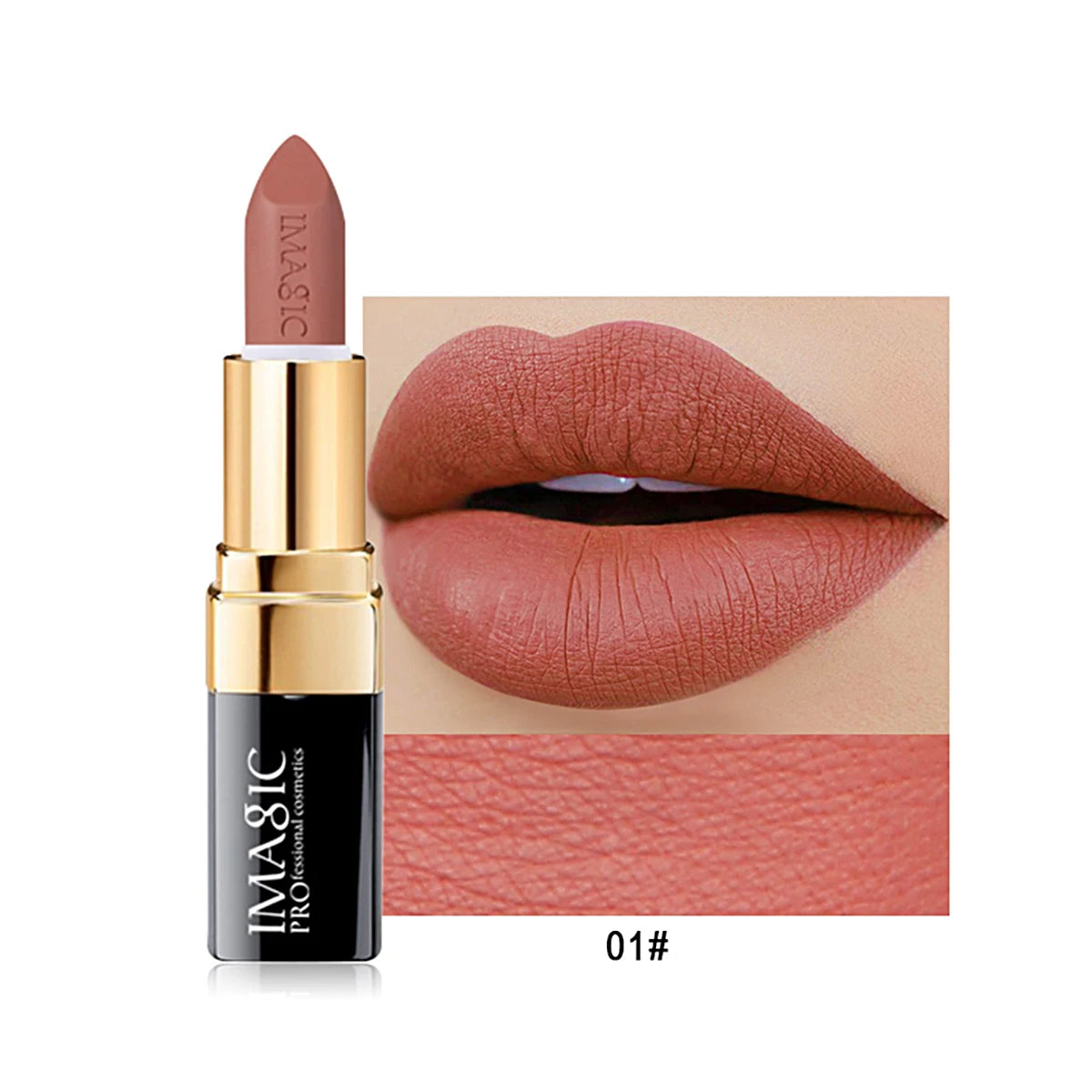 12-Color Matte Lipstick Set - Long-Lasting Waterproof Velvet Finish
