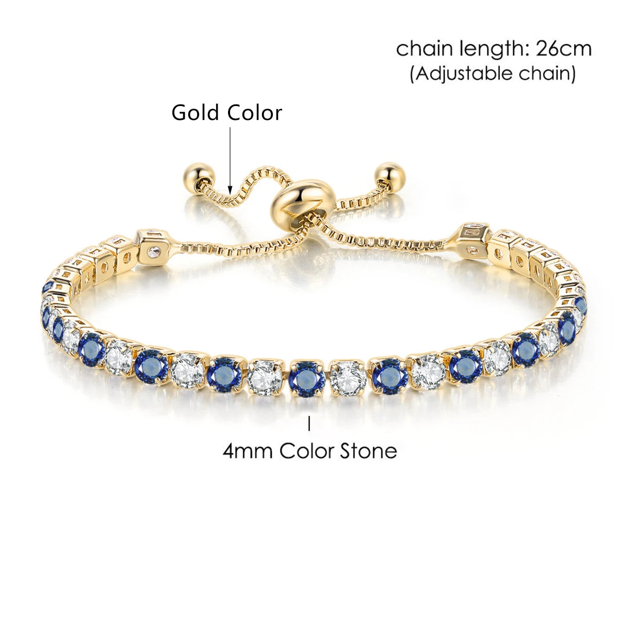 Colorful Tennis Bracelet