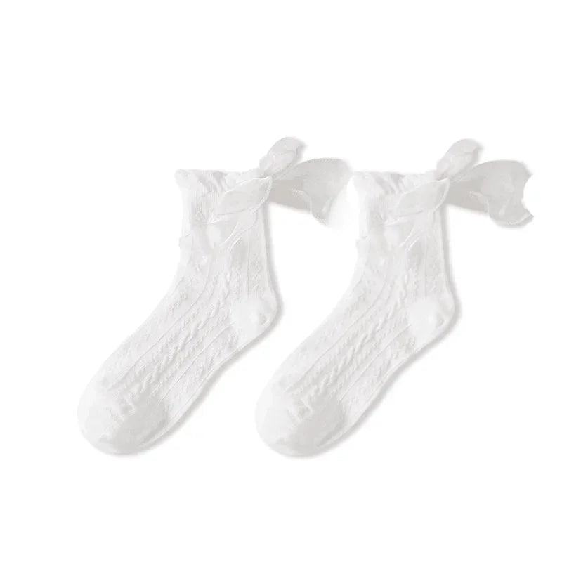 Lolita Lace Ruffle Socks - Sweet Japanese Style Pair