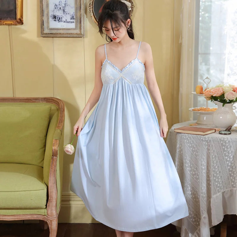 Princess Mesh Pajama Dress - Romantic Palace-Style Sleepwear
