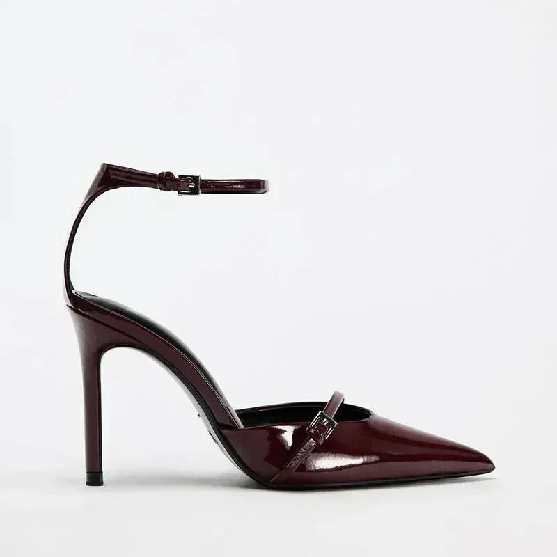 Luxury Rhinestone Heeled Sandals - Clear Party Pump Style