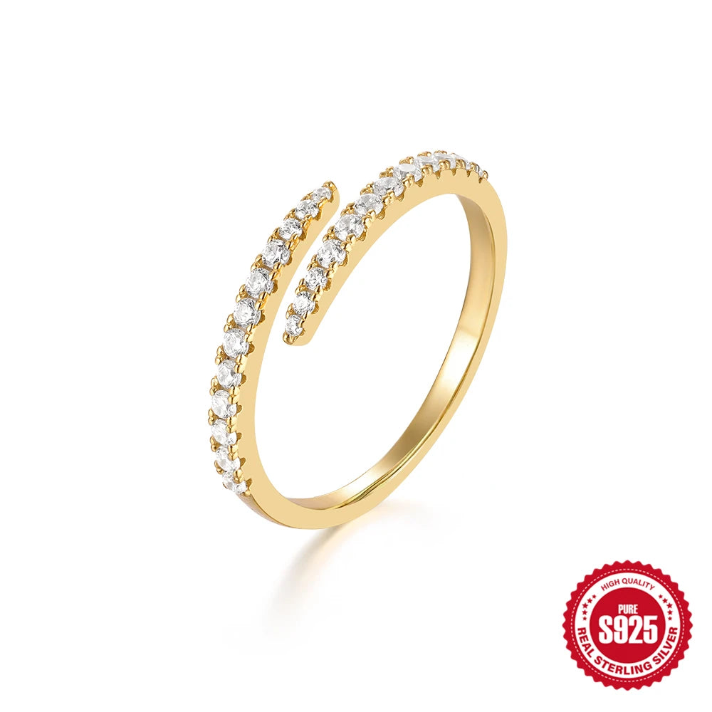 Premium Snake Adjustable Ring - 925 Sterling Silver