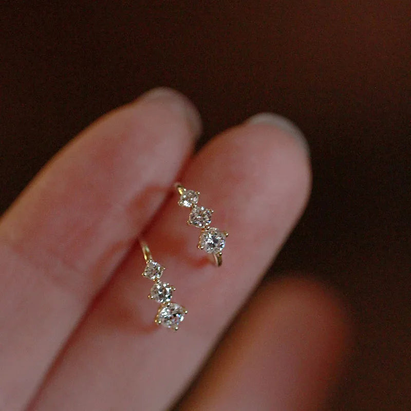 925 Silver Stud Earrings - Elegant Jewelry