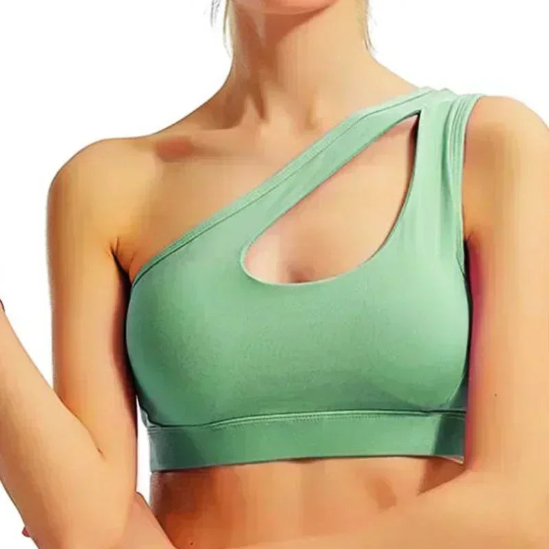 One-Shoulder Performance Sports Bra