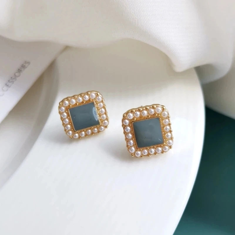 Geometric Dangle Earrings