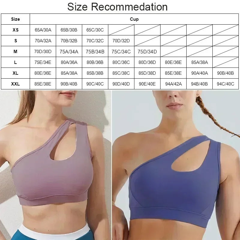 One-Shoulder Performance Sports Bra