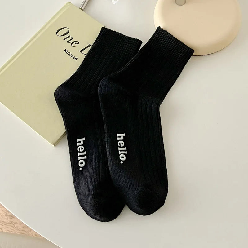 Fresh Color Everyday Socks - Soft Breathable Casual Pair