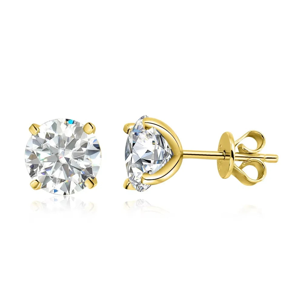 925 Silver Stud Earrings - Elegant Jewelry