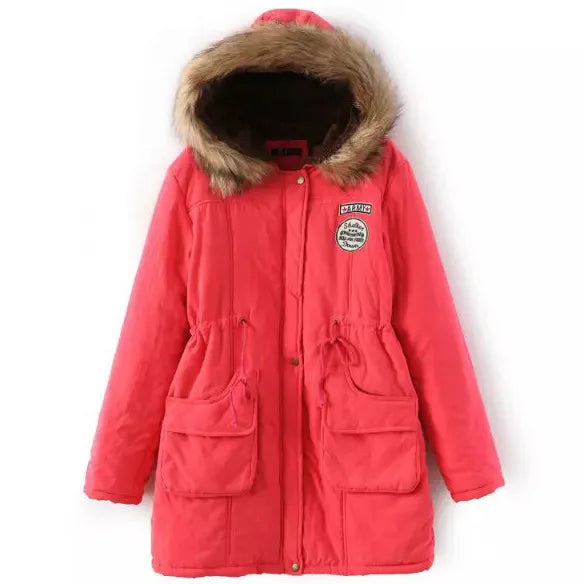 Premium Hooded Winter Parka - Warm Cotton-Padded Coat