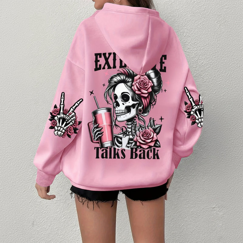 Oversized Graphic Fleece Hoodie - Cozy Harajuku Streetwear