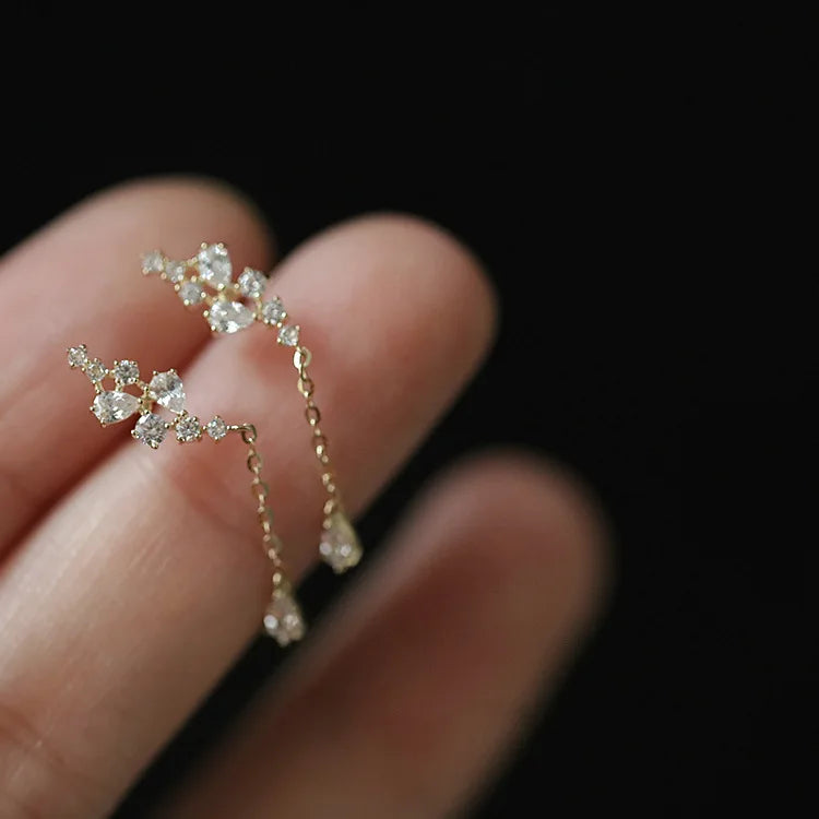 925 Silver Stud Earrings - Elegant Jewelry