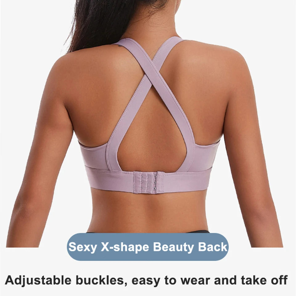Cross-Back Performance Sports Bra