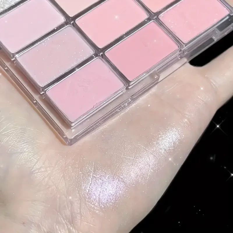 16-Color Eyeshadow Palette - Matte & Shimmer Pigment Collection