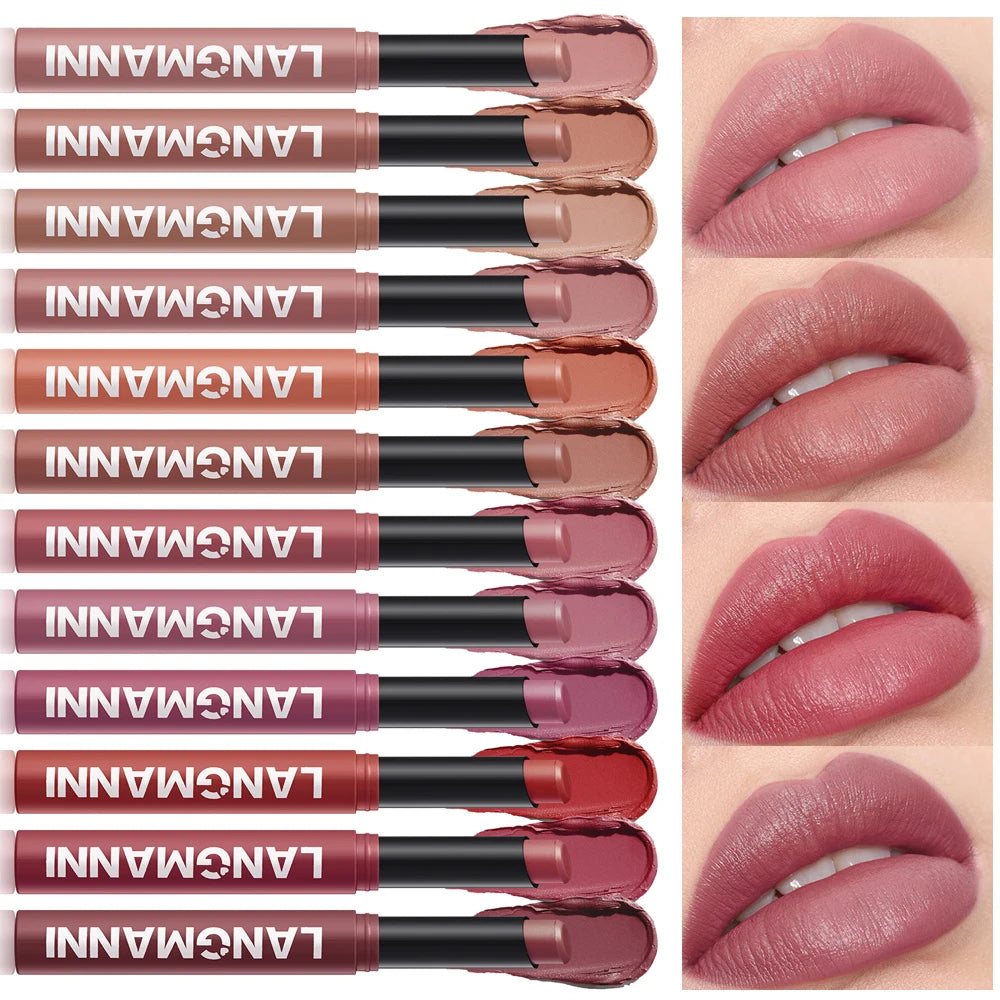 Velvet Matte Lip Gloss - Moisturizing Waterproof Color