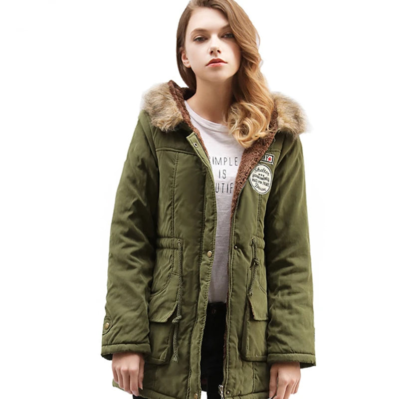 Premium Hooded Winter Parka - Warm Cotton-Padded Coat
