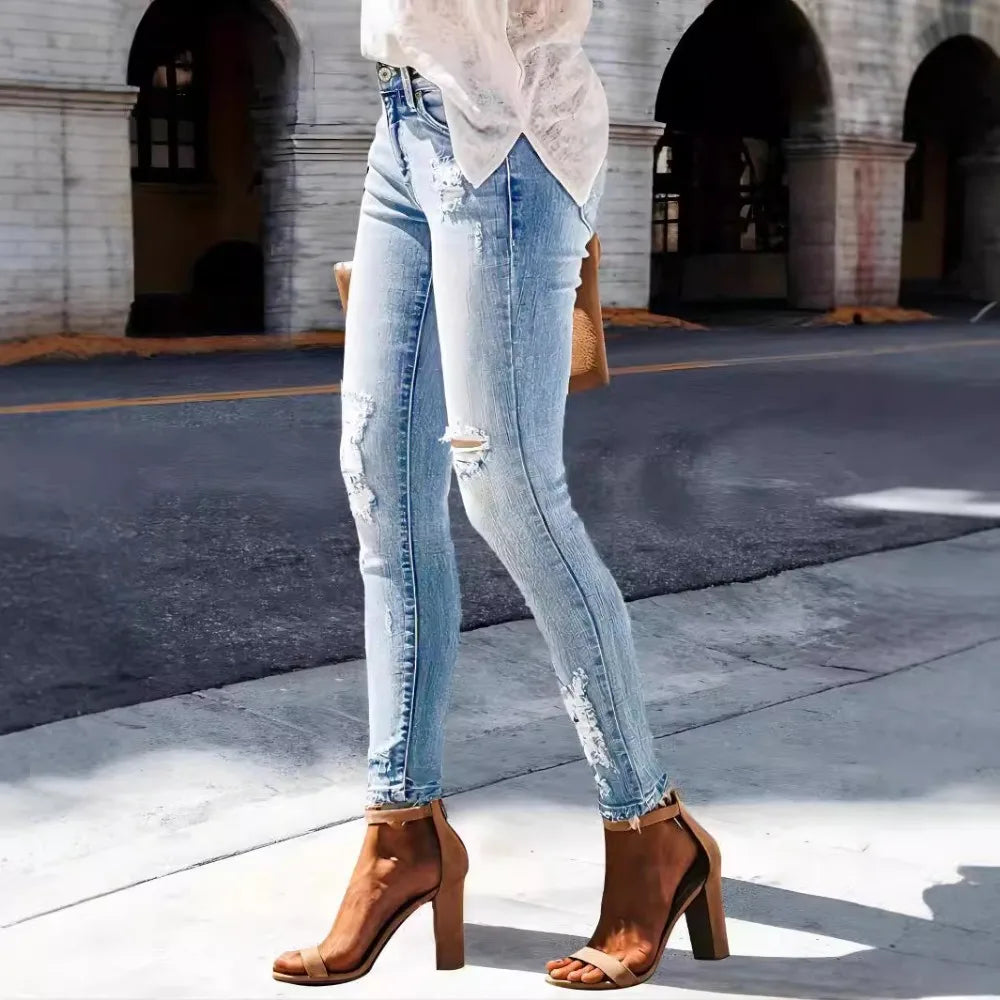 Washed Jeans - Denim Streetwear