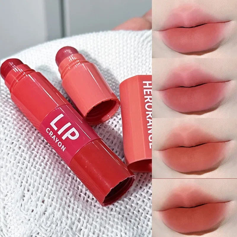 4-in-1 Matte Lipstick Crayon Kit - Waterproof Velvet Color