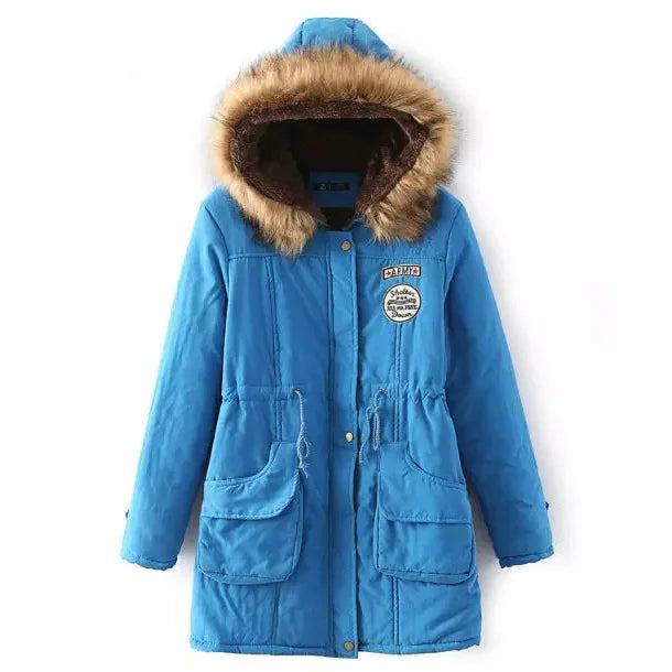 Premium Hooded Winter Parka - Warm Cotton-Padded Coat