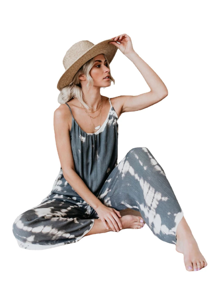 Wide-Leg Jumpsuit - Office & Occasion Wear