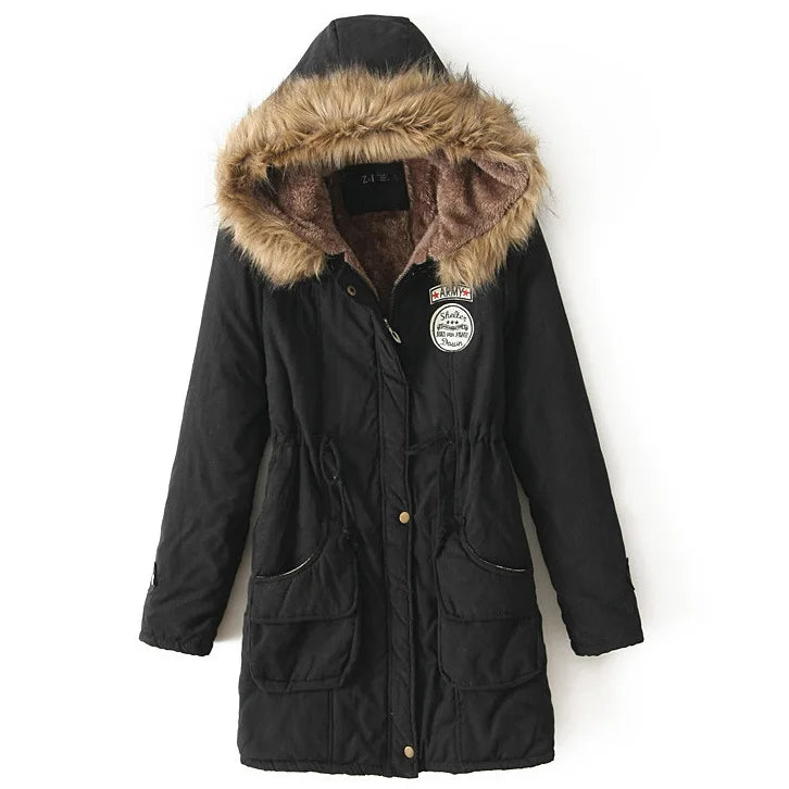 Premium Hooded Winter Parka - Warm Cotton-Padded Coat