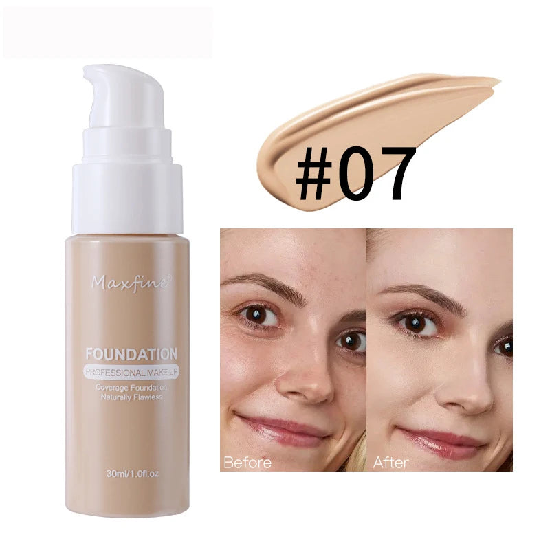Liquid Foundation - Waterproof Full-Coverage Concealer