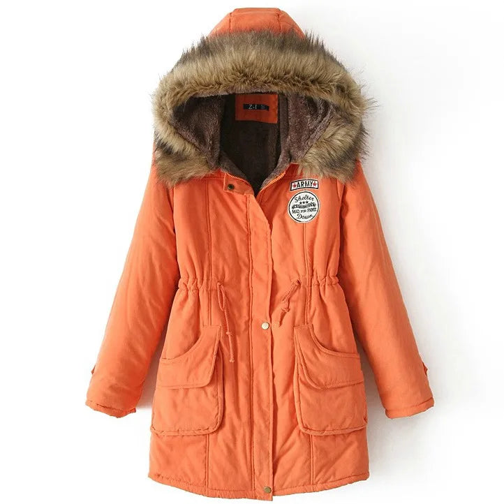Premium Hooded Winter Parka - Warm Cotton-Padded Coat