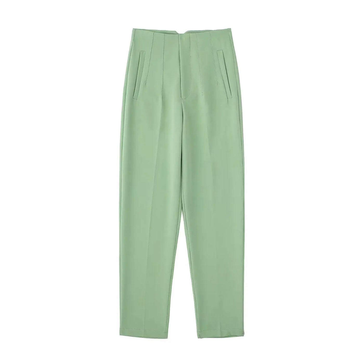 Slim High-Waist Pencil Pants - Chic Office Trousers