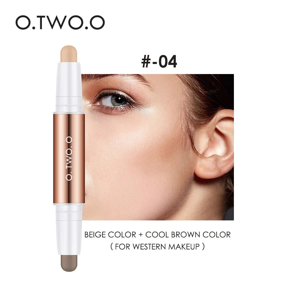 Double-Head Contour Stick - Waterproof Matte Highlight & Conceal