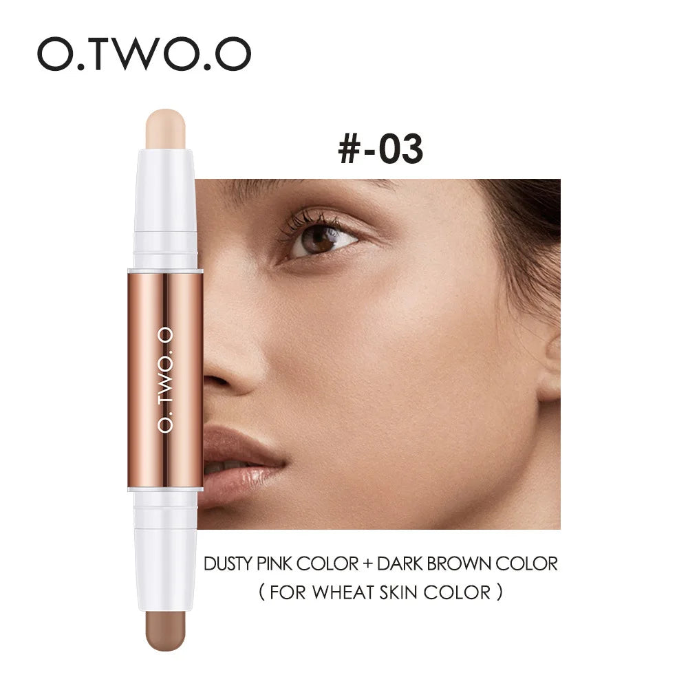 Double-Head Contour Stick - Waterproof Matte Highlight & Conceal