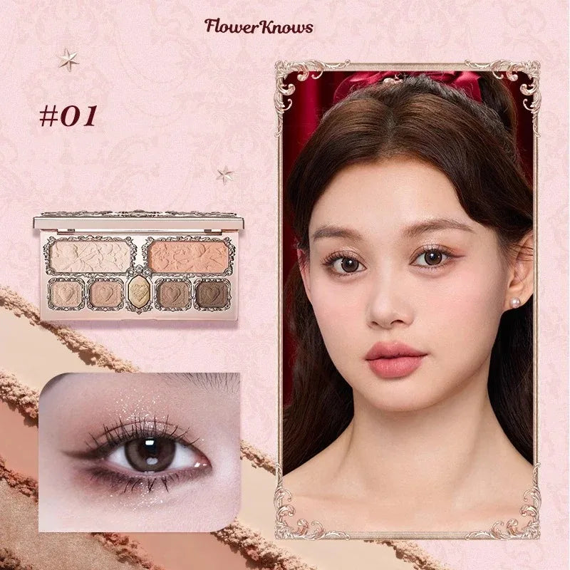 5-Color Eyeshadow Palette - Matte & Shimmer Pigment Collection