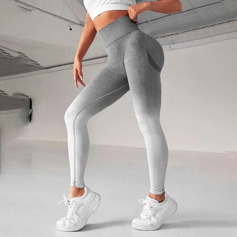 High-Waisted Seamless Yoga Leggings