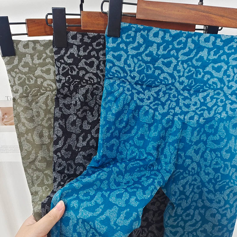 High-Waisted Seamless Yoga Leggings