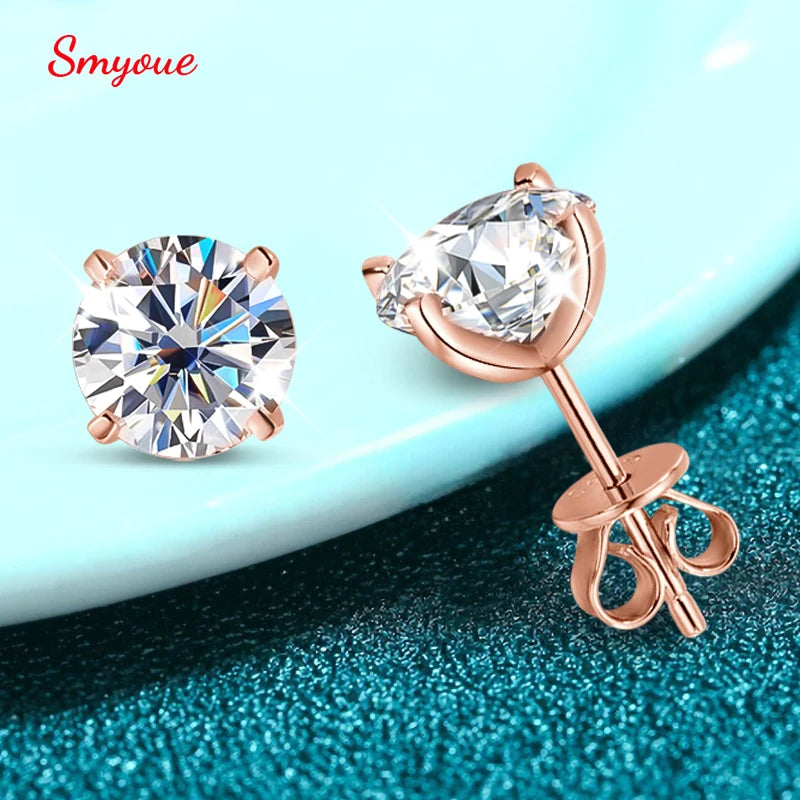 925 Silver Stud Earrings - Elegant Jewelry