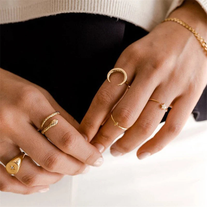 Premium Snake Adjustable Ring - 925 Sterling Silver