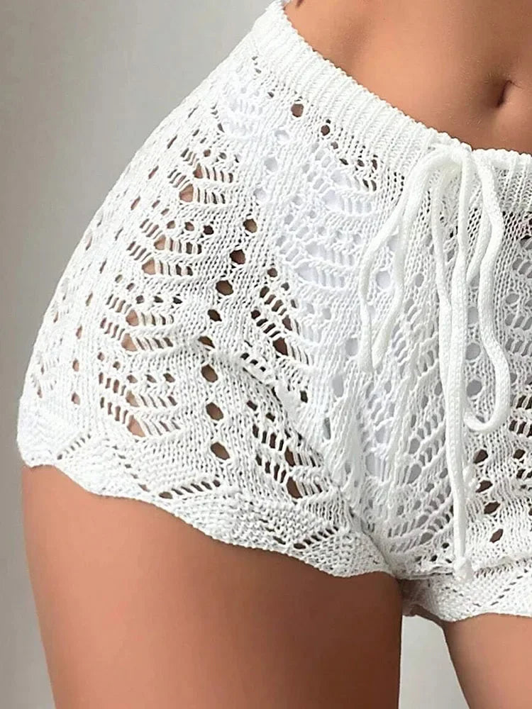 Premium Drawstring Knit Shorts - Beach Ready Summer Style