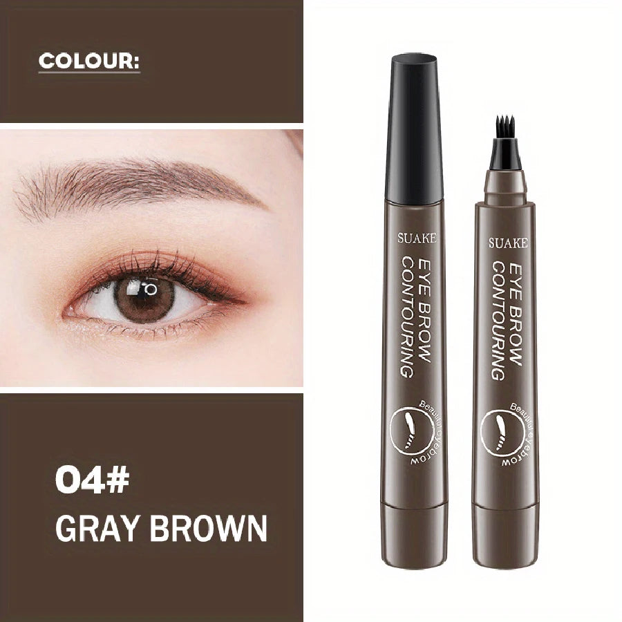4-Tip Eyebrow Pen - Waterproof Natural Brow Definition