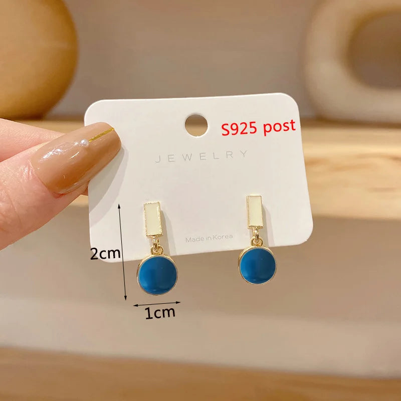 Geometric Dangle Earrings