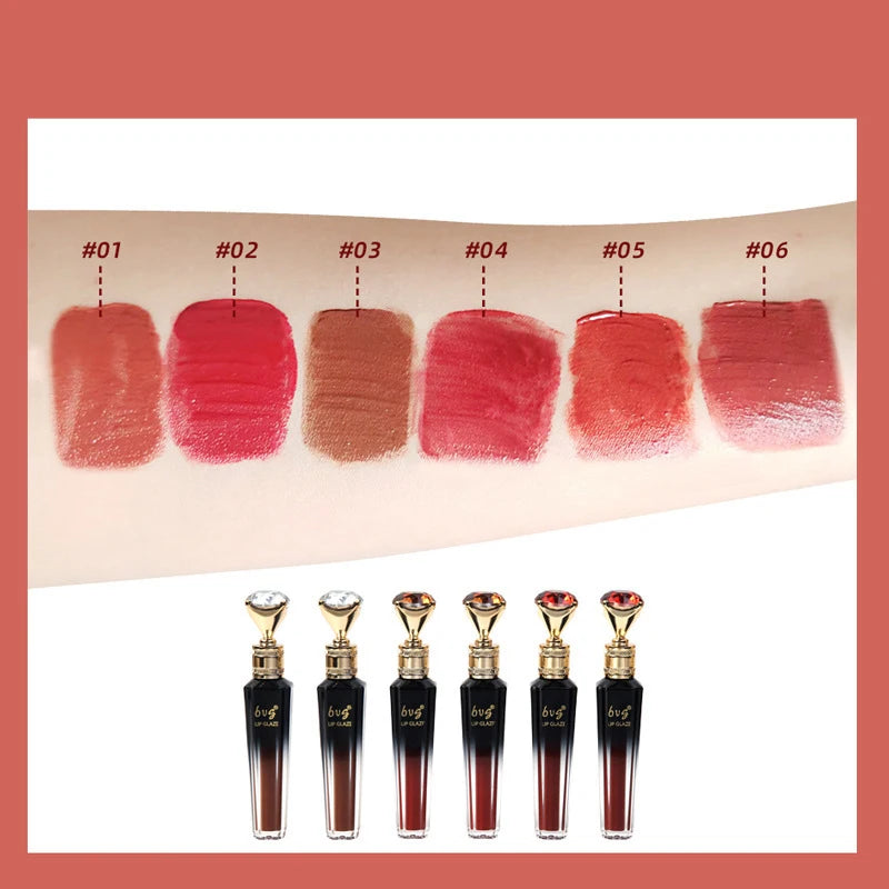 Velvet Matte Lip Gloss - Moisturizing Waterproof Color