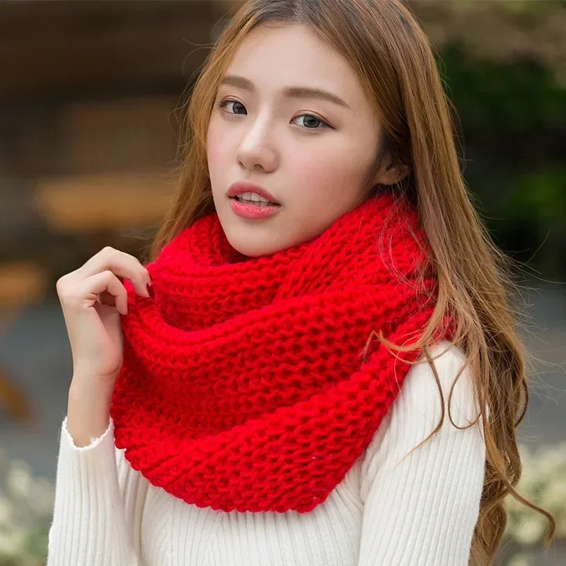 Premium Knitted Winter Scarf - Soft Warm Statement Wrap