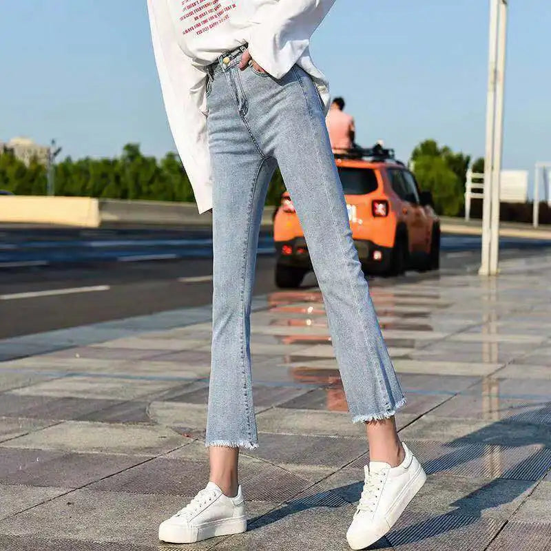 High-Waist Flare-Leg Jeans - Everyday Denim