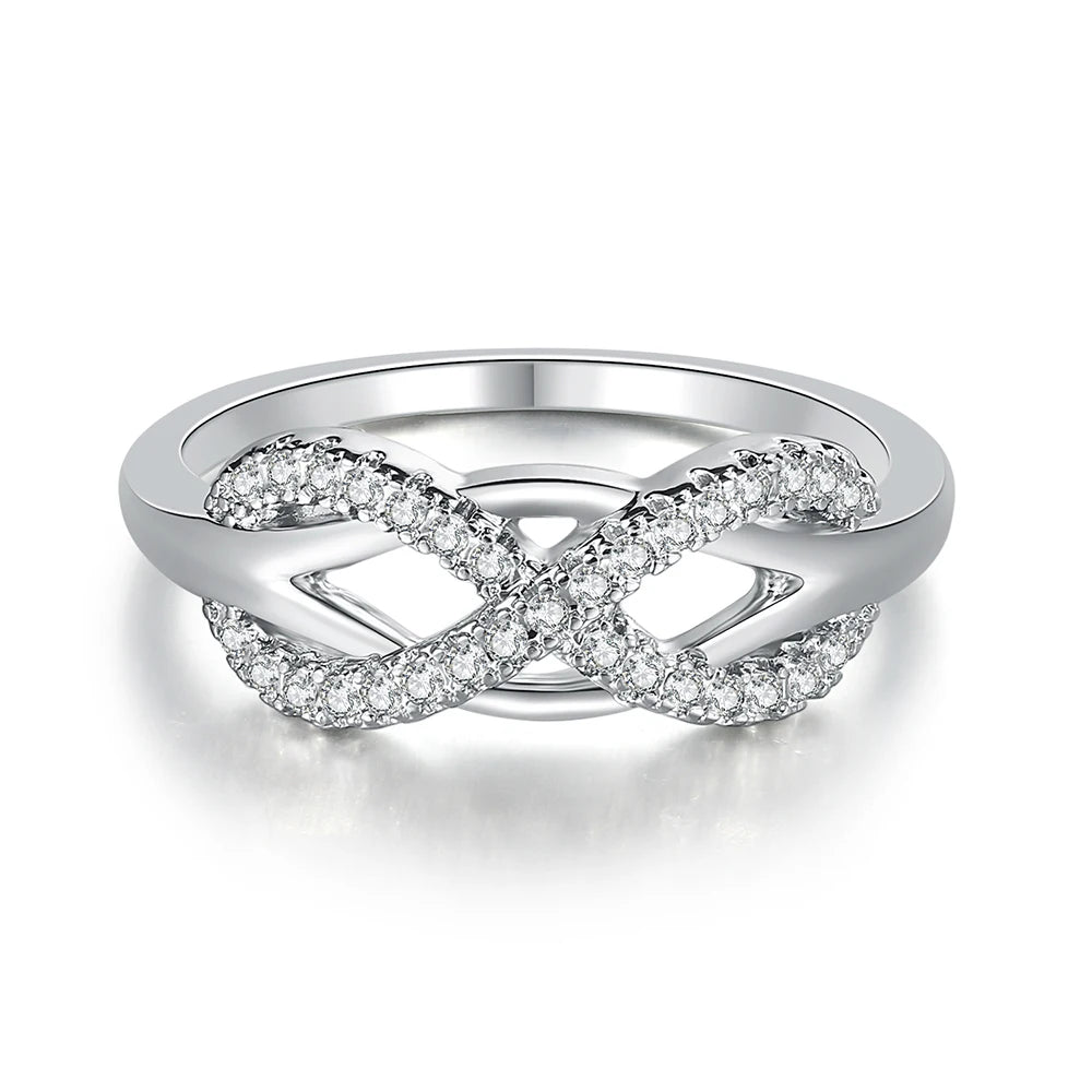 Luxury Engagement Ring - Two-Tone Bridal Jewelry
