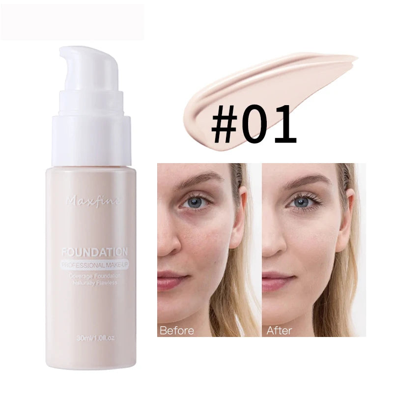 Liquid Foundation - Waterproof Full-Coverage Concealer