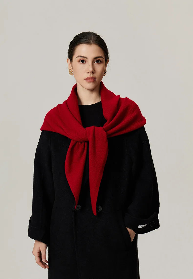 Premium Knitted Winter Scarf - Cozy Solid Color Wrap
